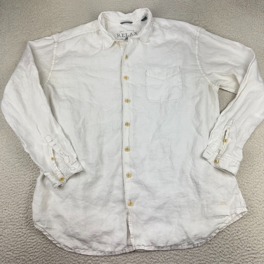 Tommy Bahama White Casual Button Down Shirt